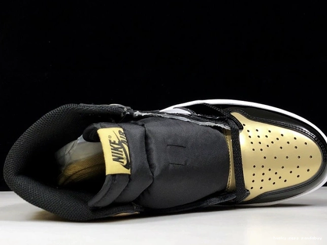 Cheap Husky High Retro 861428-007 Glod Toe Jordan 1 Air 0810